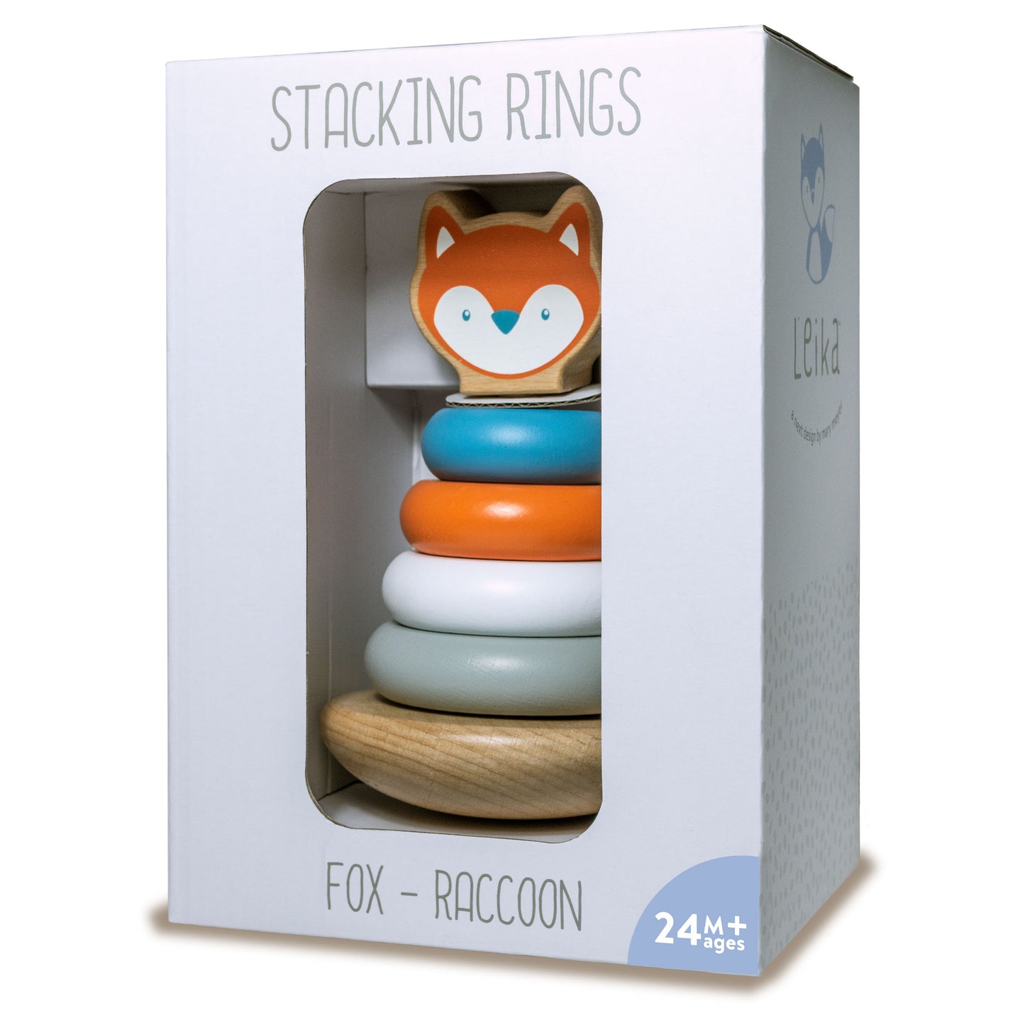 Leika Wooden Stacking Rings