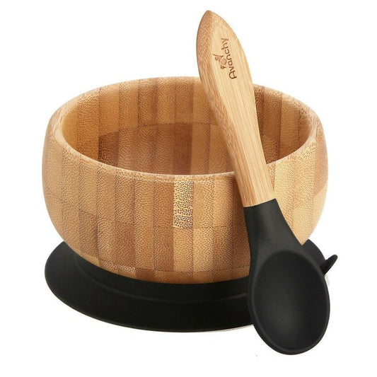 Avanchy Bamboo Bowl & Spoon Set