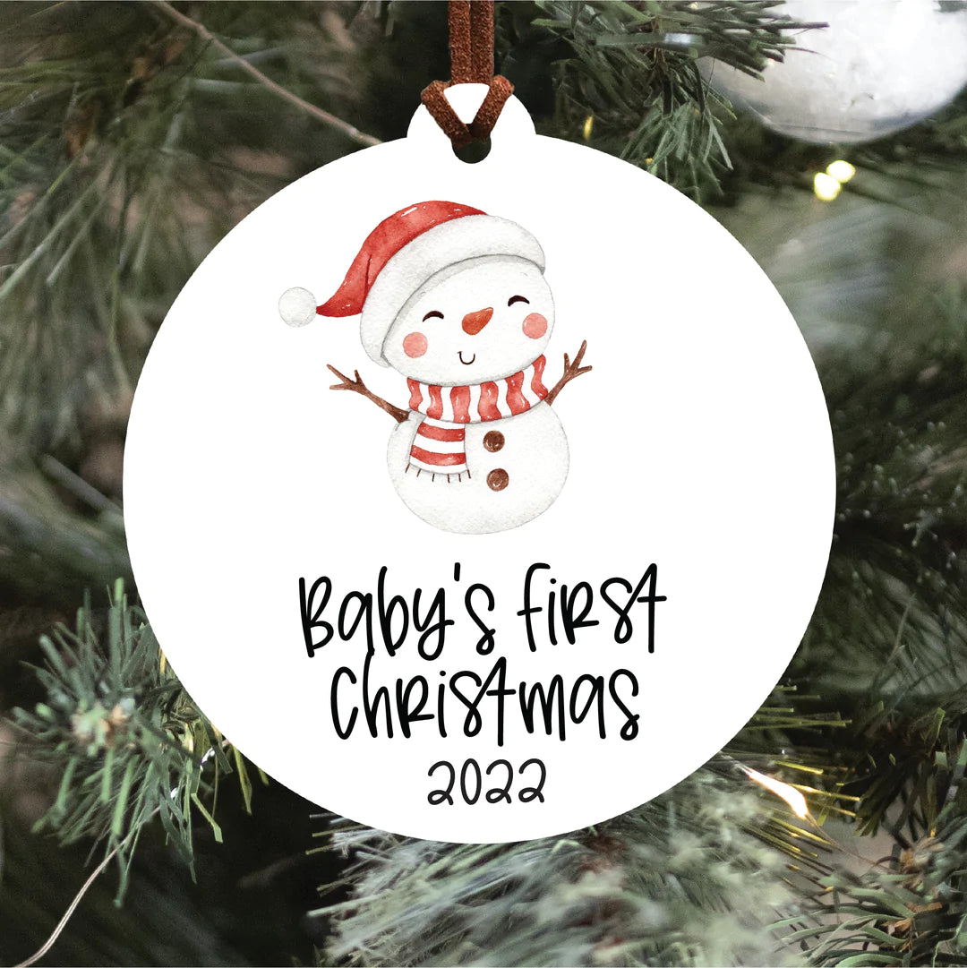 Baby's First Christmas Ornaments by Knotty Designs