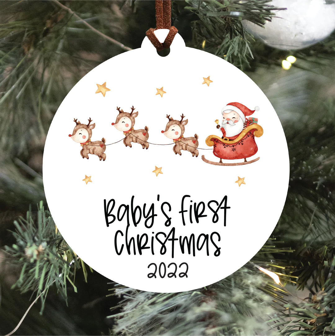 Baby's First Christmas Ornaments by Knotty Designs