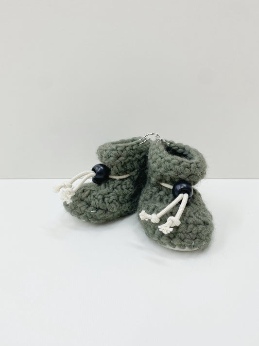 Baby Wool Booties - 3-6M