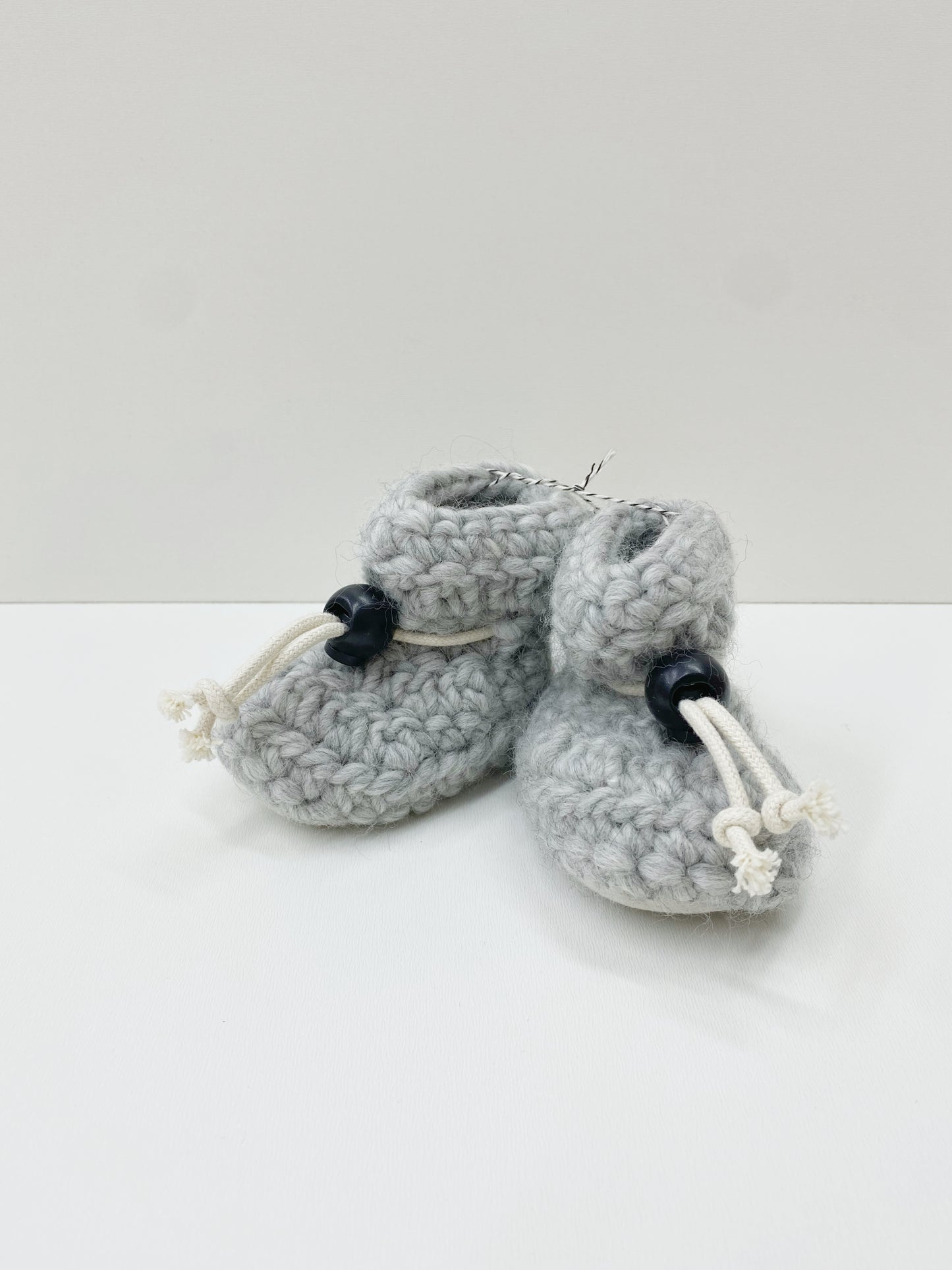 Baby Wool Booties - 3-6M