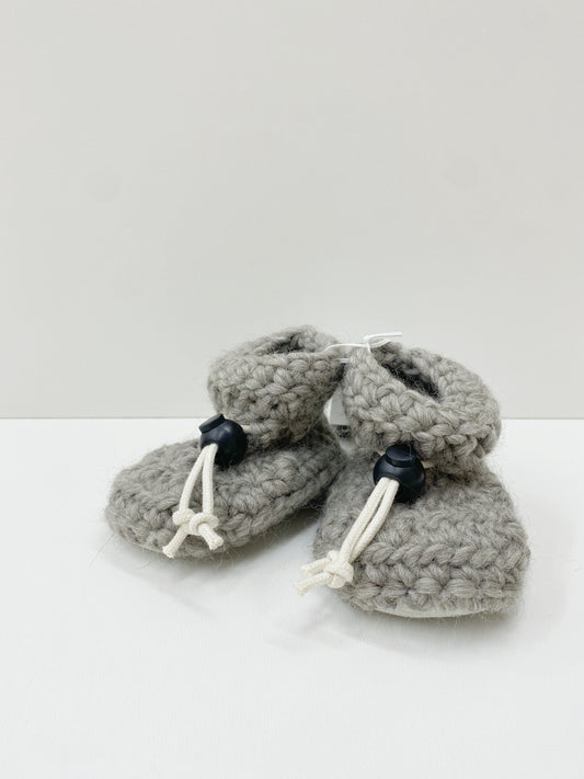 Baby Wool Booties - 6-12M