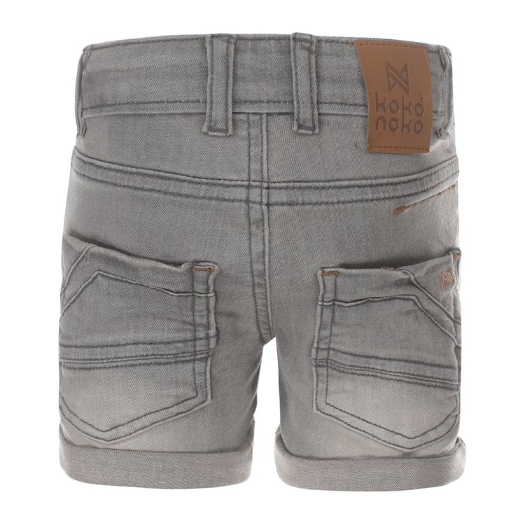 KokoNoko Boys Dark Grey Denim Shorts