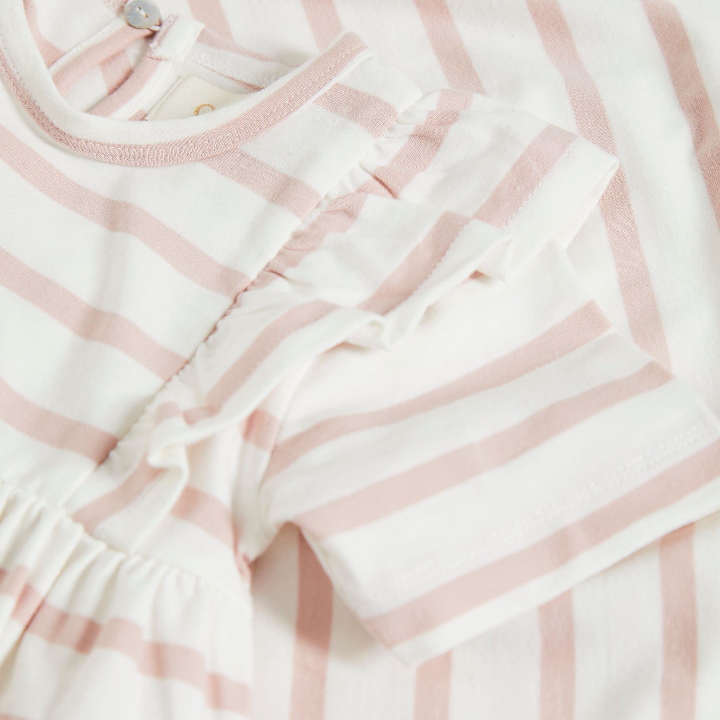 Creamie Striped T-Shirt Dress