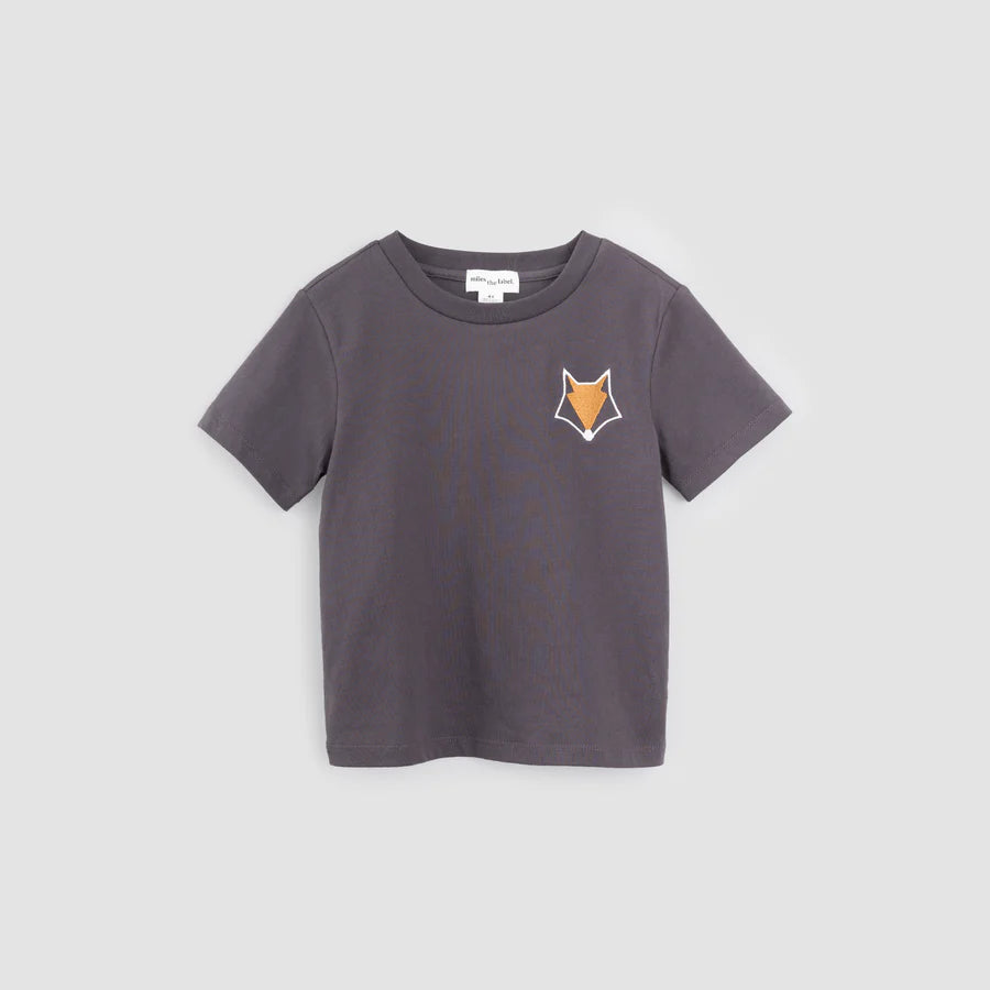 Miles Fox Embroidery T-Shirt