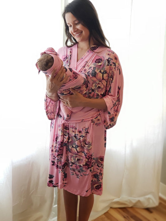 Maternity Robe & Swaddle Set