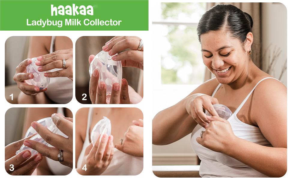 Haakaa Ladybug Silicone Breast Pump – Mom Life Maternity