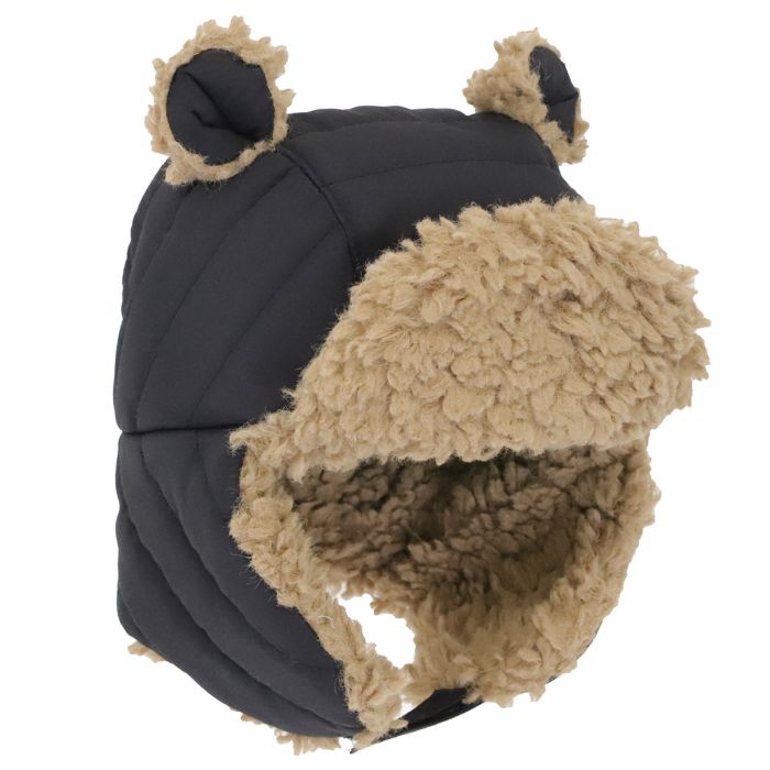 CaliKids Nylon Bear Puffer Hat